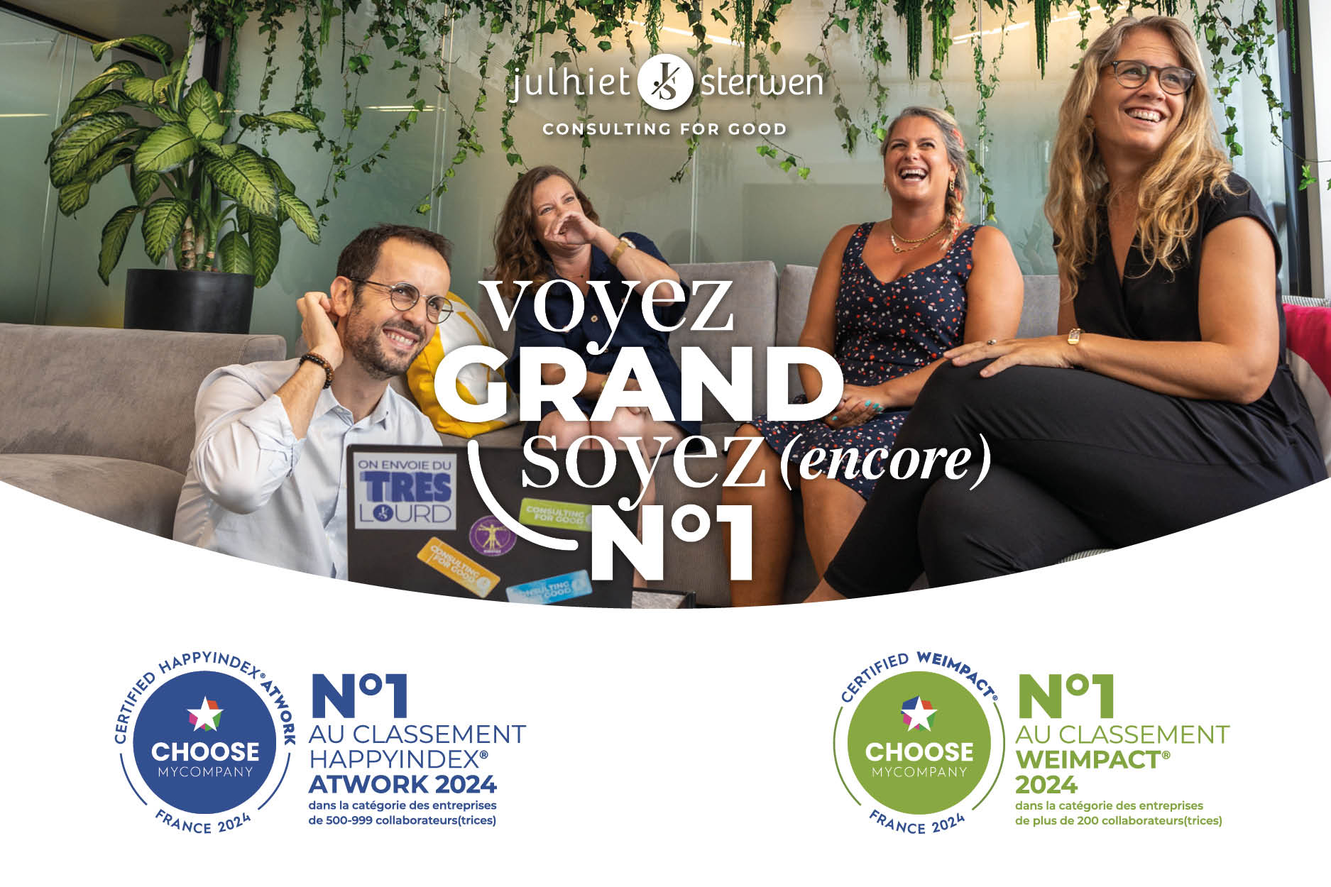 Happy at Work & WeImpact Julhiet Sterwen 2024